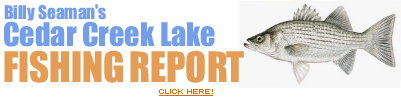 Cedar Creek Fishing Report